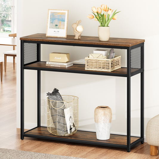 ALFORDSON Console Table Industrial Storage Rack 3 Shelves