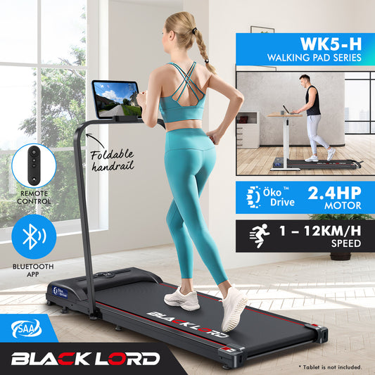 BLACK LORD Treadmill Walking Pad Foldable