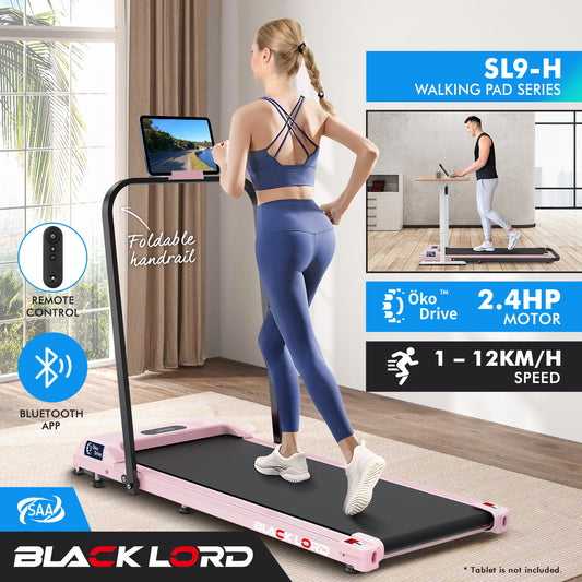 BLACK LORD Treadmill Electric Walking Pad Home Office Gym Fitness Foldable