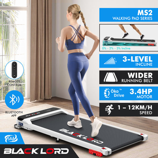 BLACK LORD Treadmill Incline Walking Pad