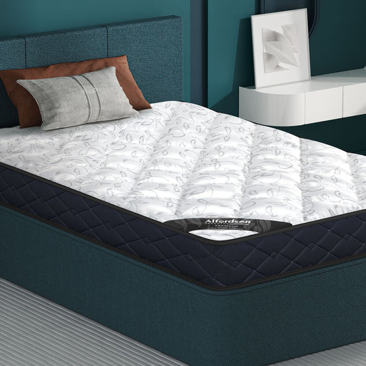 ALFORDSON Mattress 16cm King Single Bed Tight Top Spring Foam Medium Firm