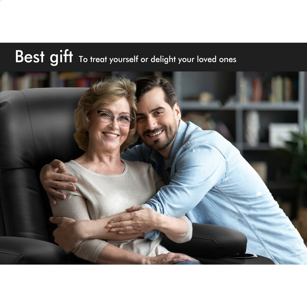 ALFORDSON Recliner Chair Electric Lift Heated Massage Armchair Lounge Sofa