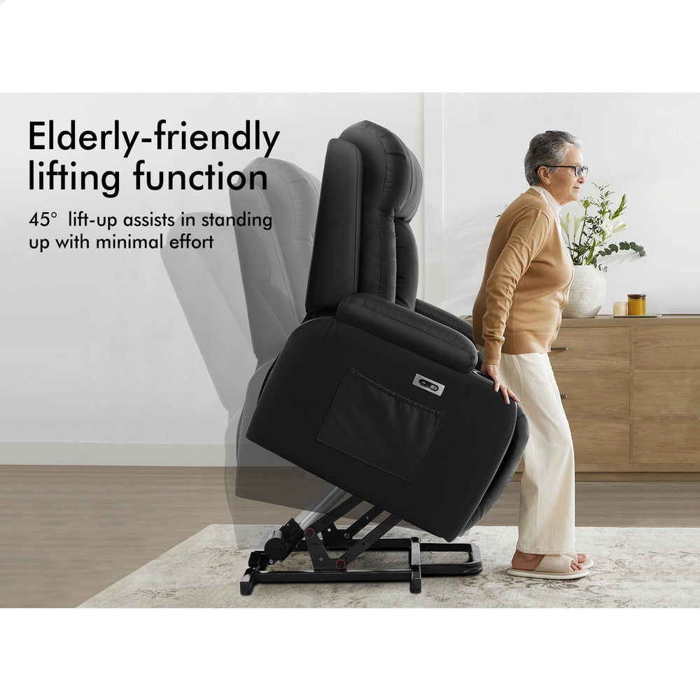 ALFORDSON Recliner Chair Electric Lift Heated Massage Armchair Lounge Sofa