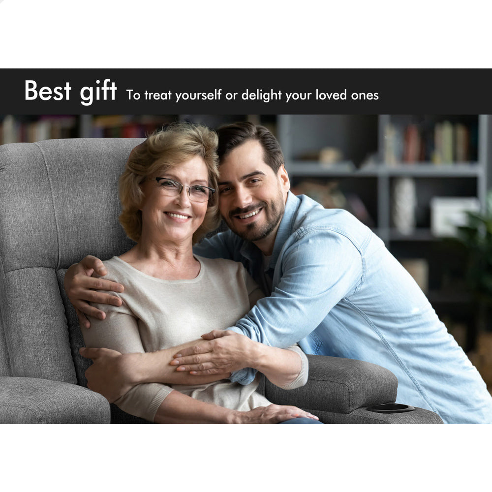 ALFORDSON Recliner Chair Electric Lift Heated Massage Armchair Lounge Sofa