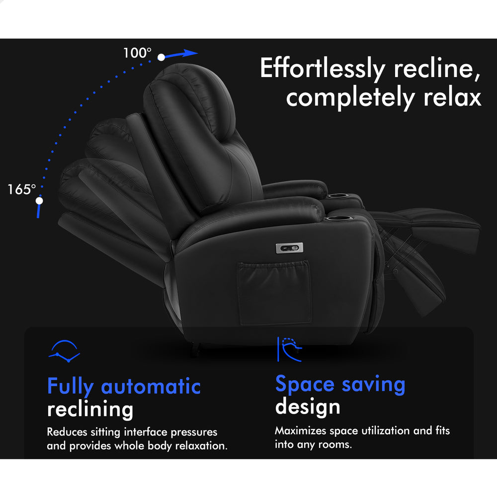 ALFORDSON Recliner Chair Electric Lift Heated Massage Armchair Lounge Sofa