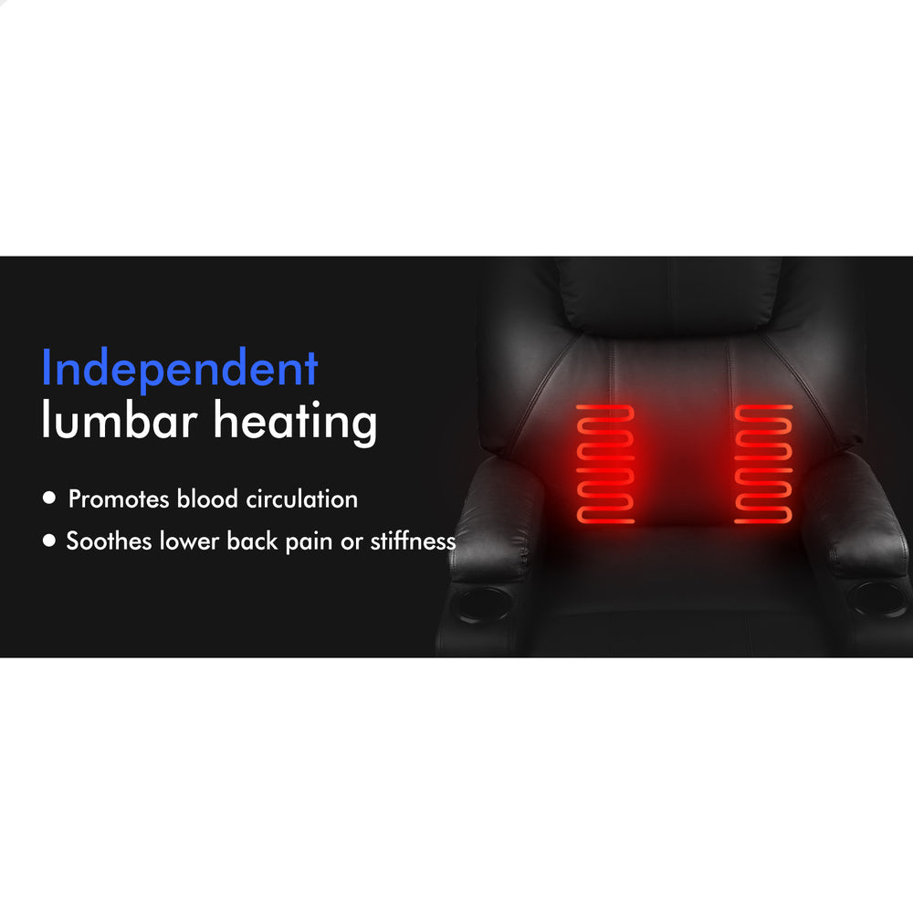 ALFORDSON Recliner Chair Electric Lift Heated Massage Armchair Lounge Sofa