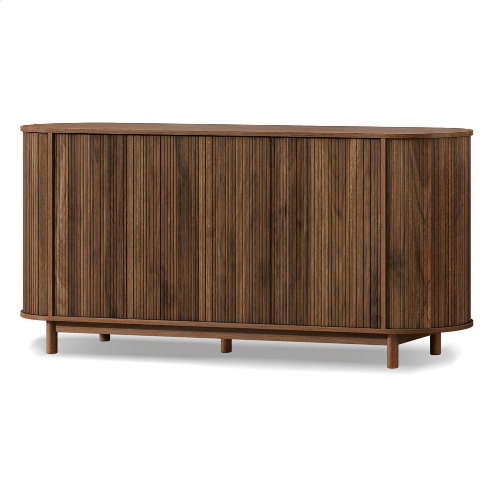 ALFORDSON Buffet Sideboard Cupboard Cabinet Storage Pantry Kitchen Doors Walnut