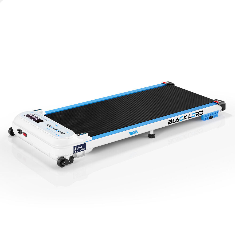 BLACK LORD Treadmill Electric Walking Pad Incline Shock Absorbers Blue White