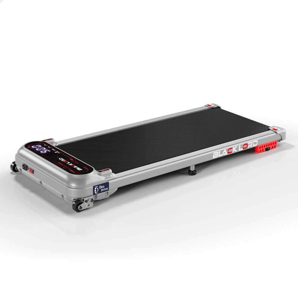 BLACK LORD Treadmill Electric Walking Pad Incline Running Machine Gym Silver