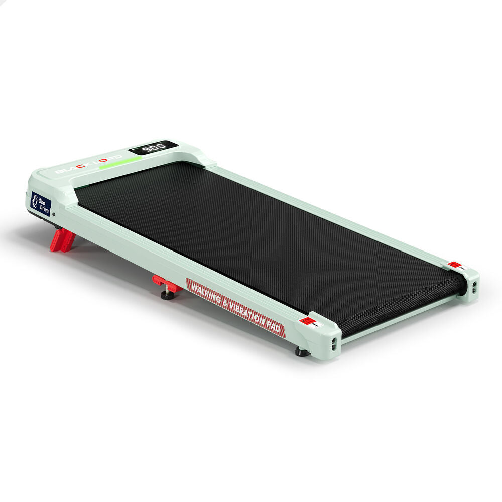 BLACK LORD Treadmill Vibration Walking Pad Electric Incline LED Light Green