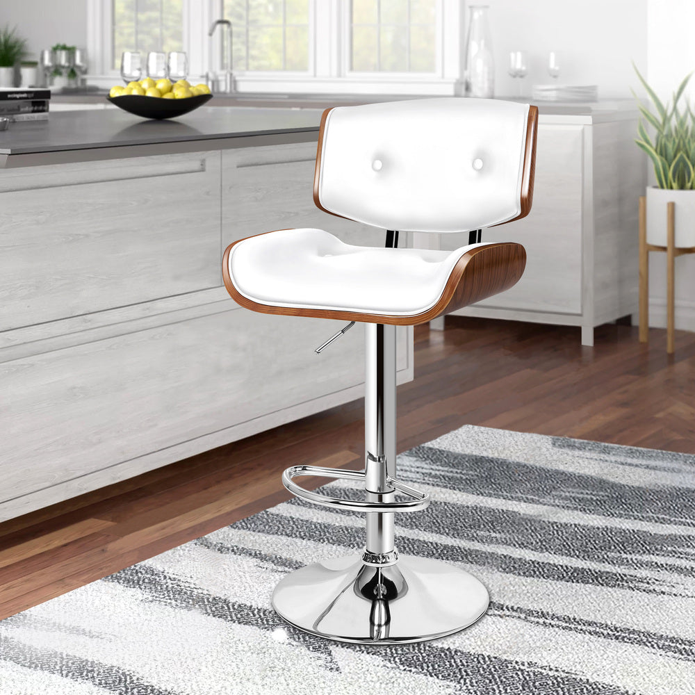 ALFORDSON Bar Stool Odette Kitchen Swivel White