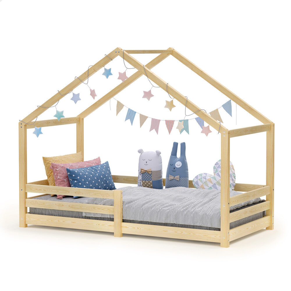 ALFORDSON Kids Bed Frame Wooden Timber Single Mattress Base Platform Oak