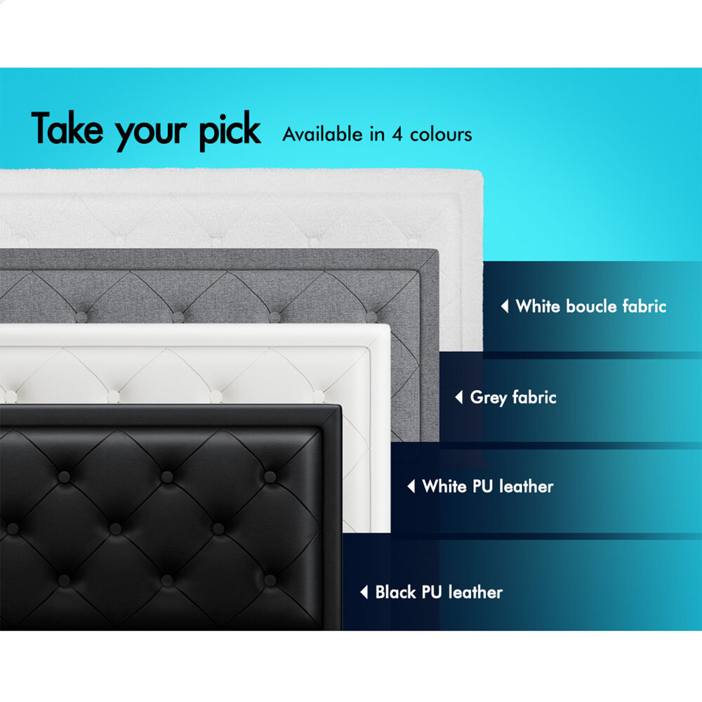ALFORDSON Bed Frame Queen Size Gas Lift Storage Mattress Base Leather DIANA
