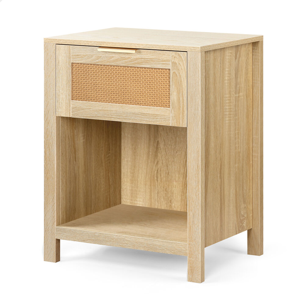 ALFORDSON Bedside Table Nightstand Side End 1 Drawer Storage Shelf Wood