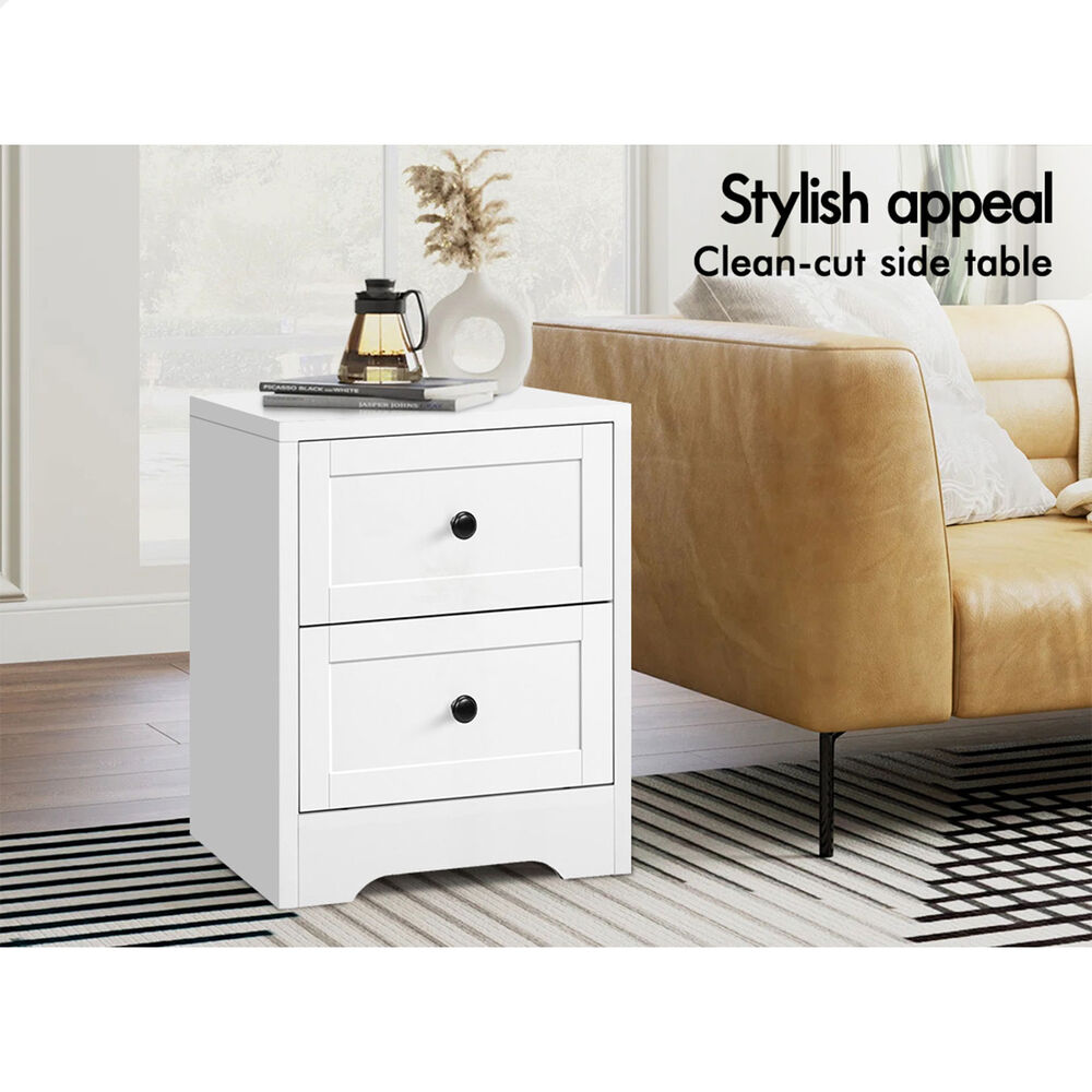ALFORDSON 7 Chest of Drawers Bedside Table Hamptons Bedroom Storage White