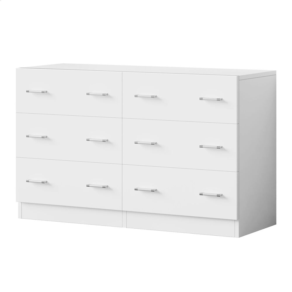 6 Chest of Drawers ALFORDSON Hamptons Storage Dresser White
