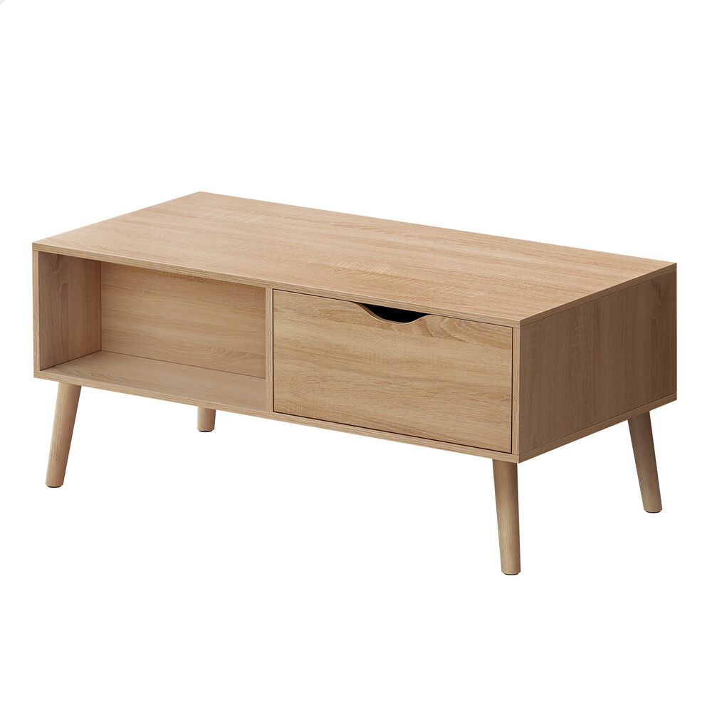 ALFORDSON Coffee Table Storage Tables 2 Drawers Shelf Modern Desk Wood