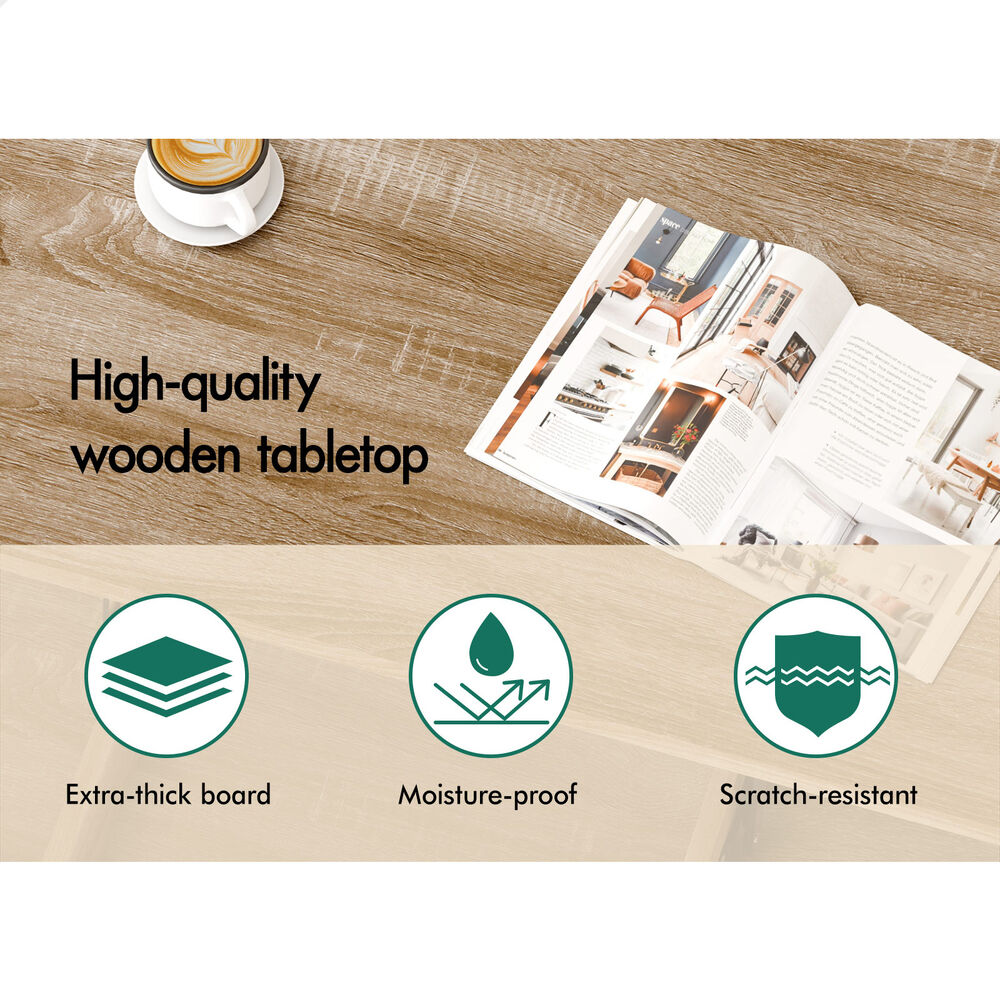 2-in-1 ALFORDSON Coffee Table Lift Up Top Oak