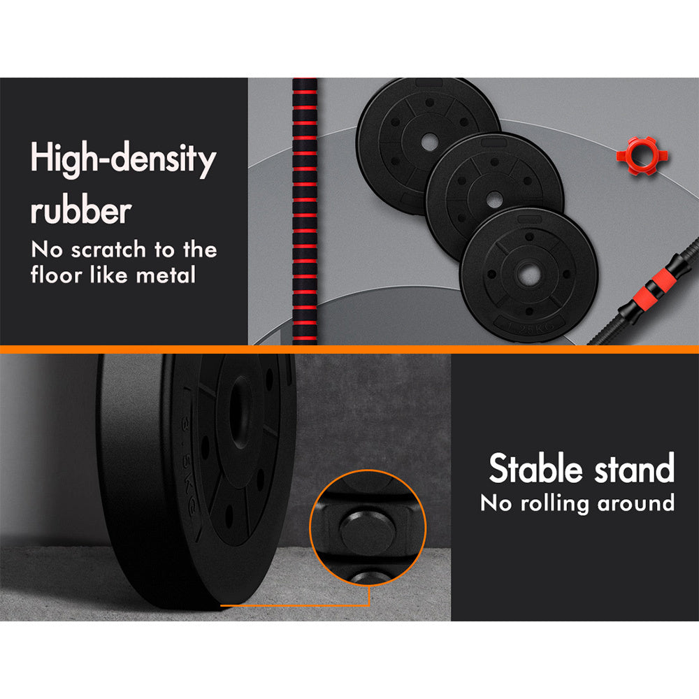 BLACK LORD 40kg Dumbbell Set 4in1 Adjustable