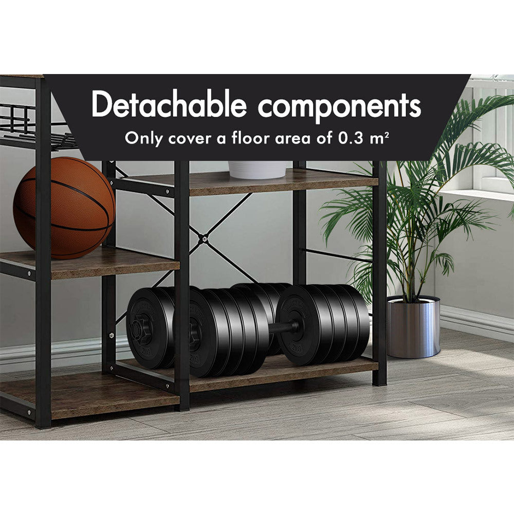 BLACK LORD 40KG Adjustable Dumbbell Set Rubber Weight Plates Lifting Bench