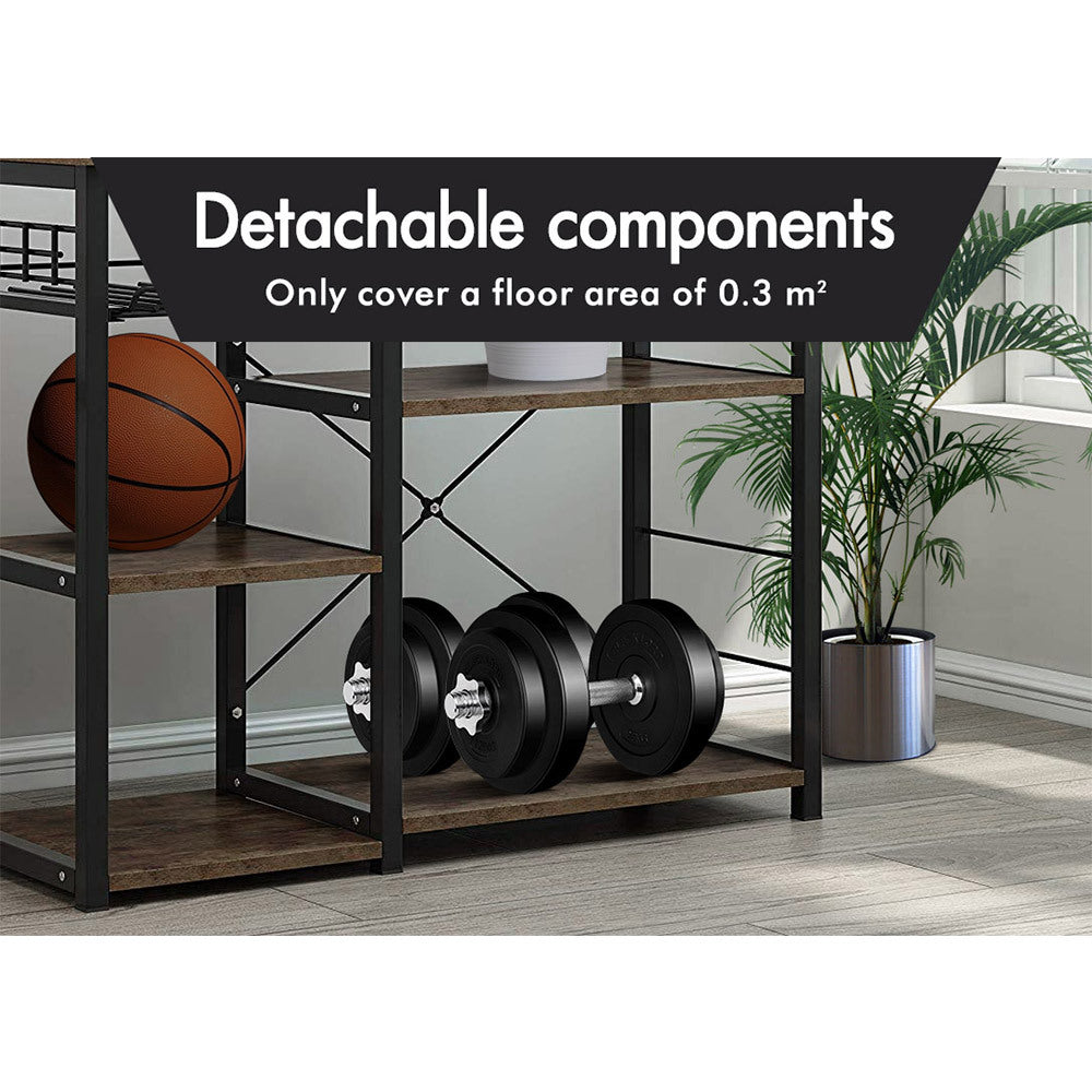 BLACK LORD 20KG Adjustable Dumbbell Set Rubber Weight Plates Bench Lifting Gym