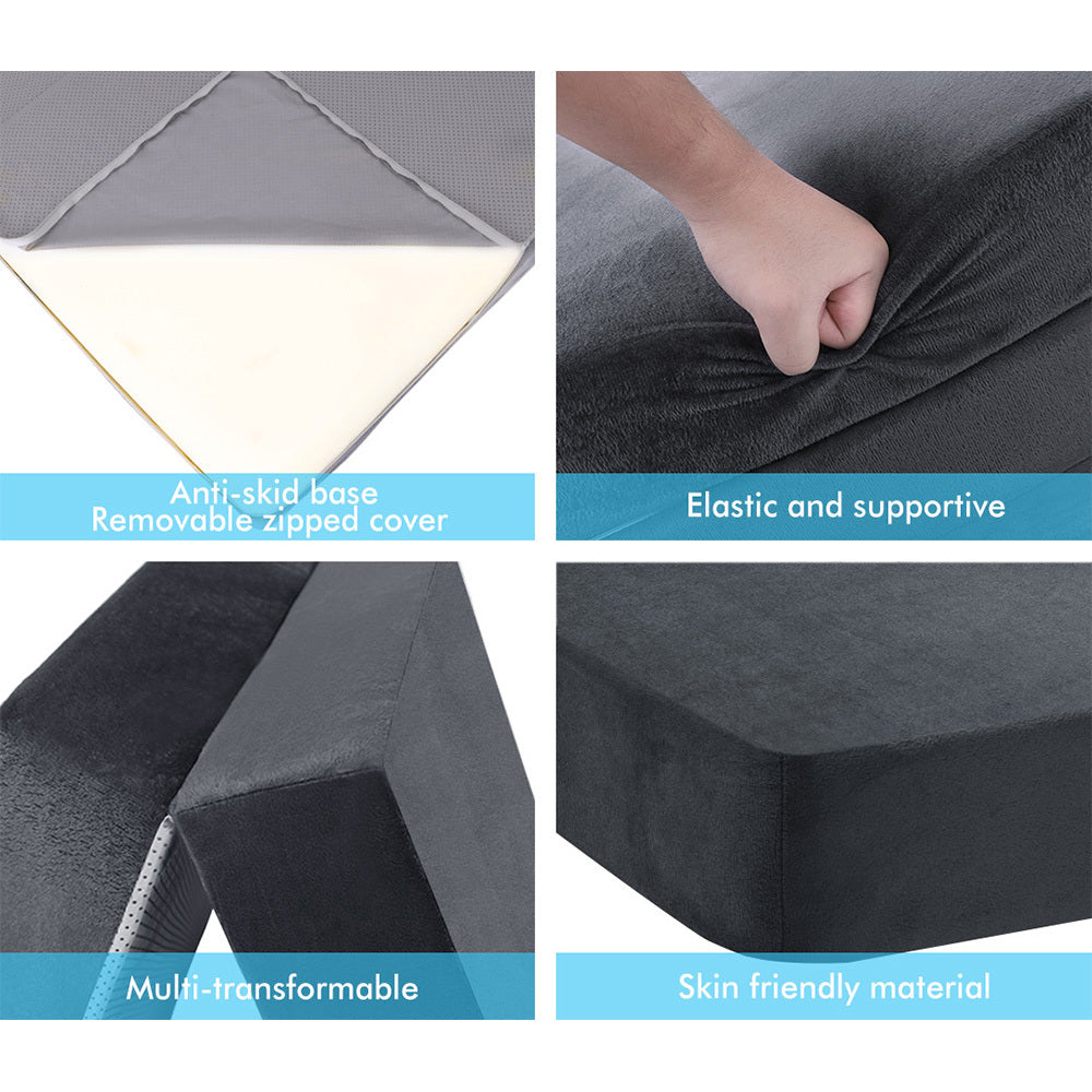 1 STARRY EUCALYPT Folding Mattress Foldable Sofa Lounge Chair Foam Portable Camping Mat