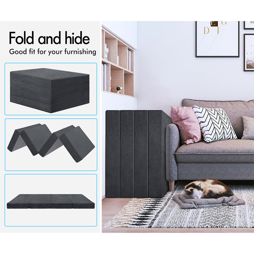 1 STARRY EUCALYPT Folding Mattress Foldable Sofa Lounge Chair Foam Portable Camping Mat