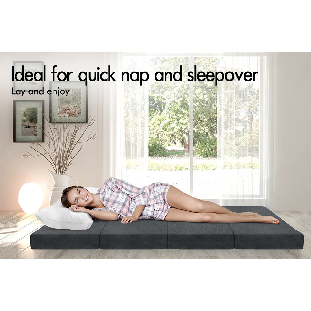 1 STARRY EUCALYPT Folding Mattress Foldable Sofa Lounge Chair Foam Portable Camping Mat