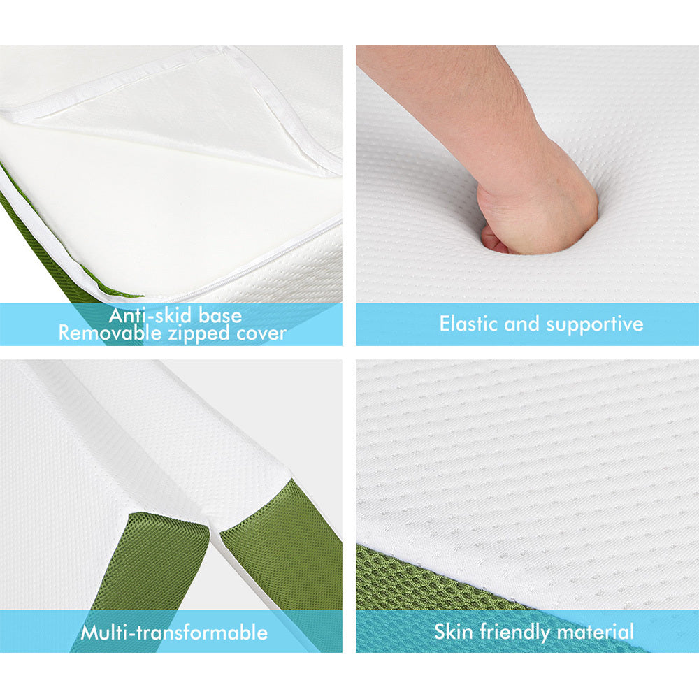 STARRY EUCALYPT Folding Foam Mattress Foldable Sofa Bed Portable Camping Mat Cushion