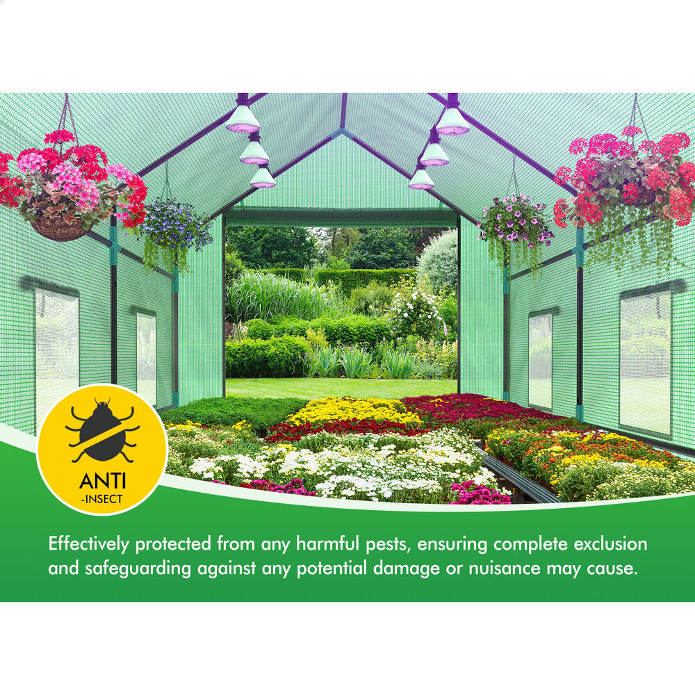 ALFORDSON Greenhouse Gabled Shed Green House 3.5x2x2M
