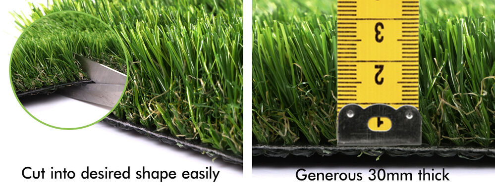 OTANIC Artificial Grass 30mm 1x10m Synthetic Turf 10SQM Roll Fake Yarn Lawn