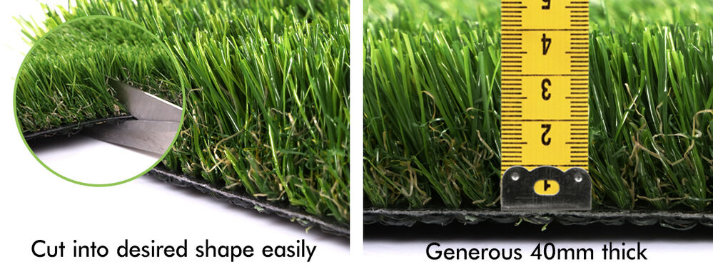 OTANIC Artificial Grass 40mm 2x5m Synthetic Turf 10SQM Roll Fake Yarn Lawn