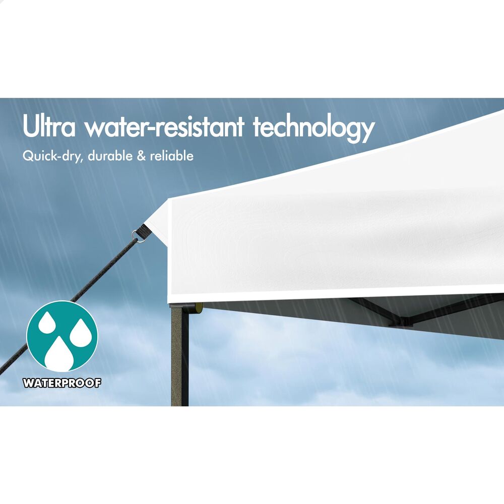 ALFORDSON Gazebo 3x6 Pop Up Tent Wedding Canopy White