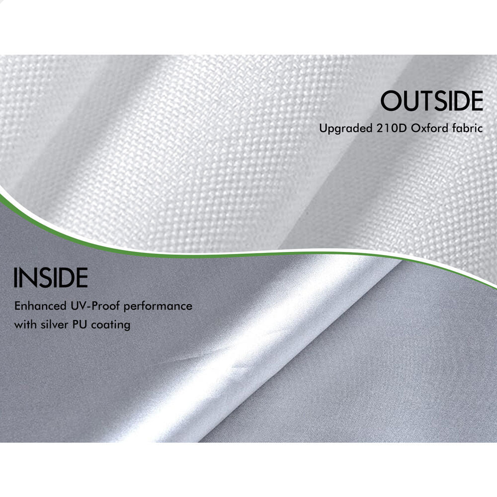 3x3m Gazebo ALFORDSON Pop Up Marquee Outdoor Tent Mesh Wall White