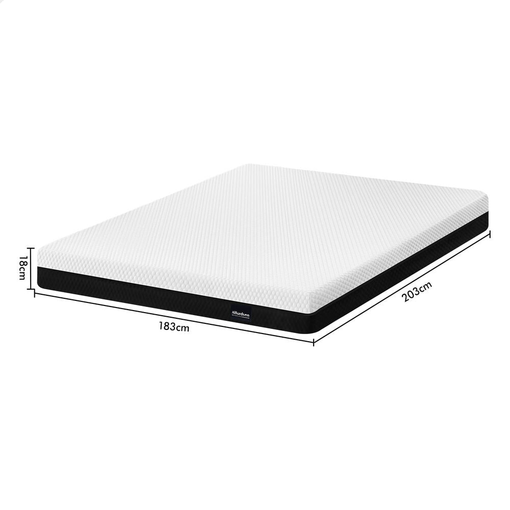 ALFORDSON Mattress Gel Memory Foam King Bed Reversible Dual-use Soft & Firm