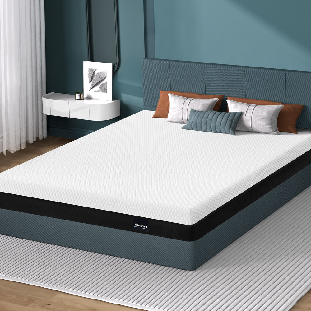 ALFORDSON Mattress Gel Memory Foam Queen Bed Reversible Dual-use Soft & Firm