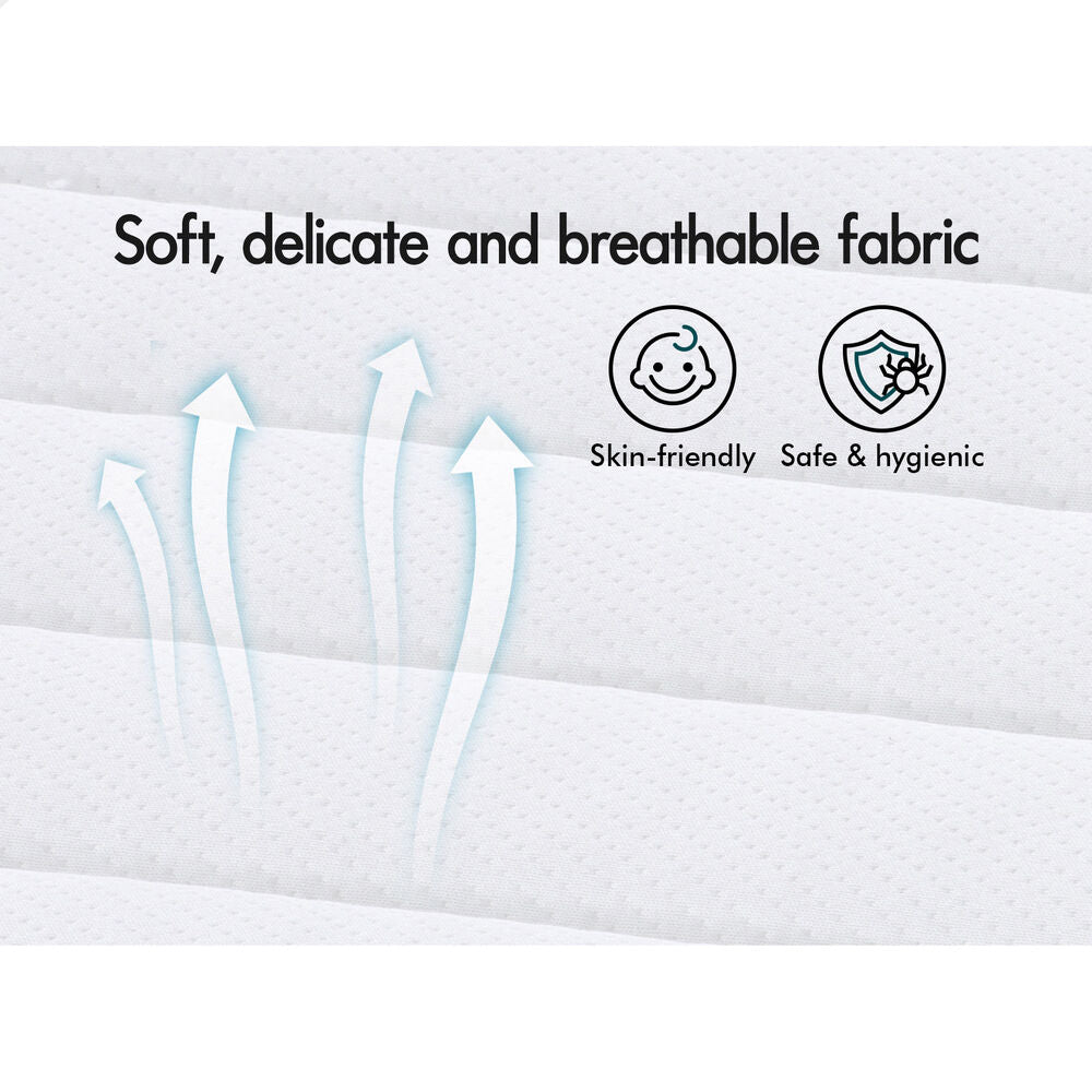 ALFORDSON Mattress 17CM Double Bed Euro Top Spring Foam Bedding Medium Firm