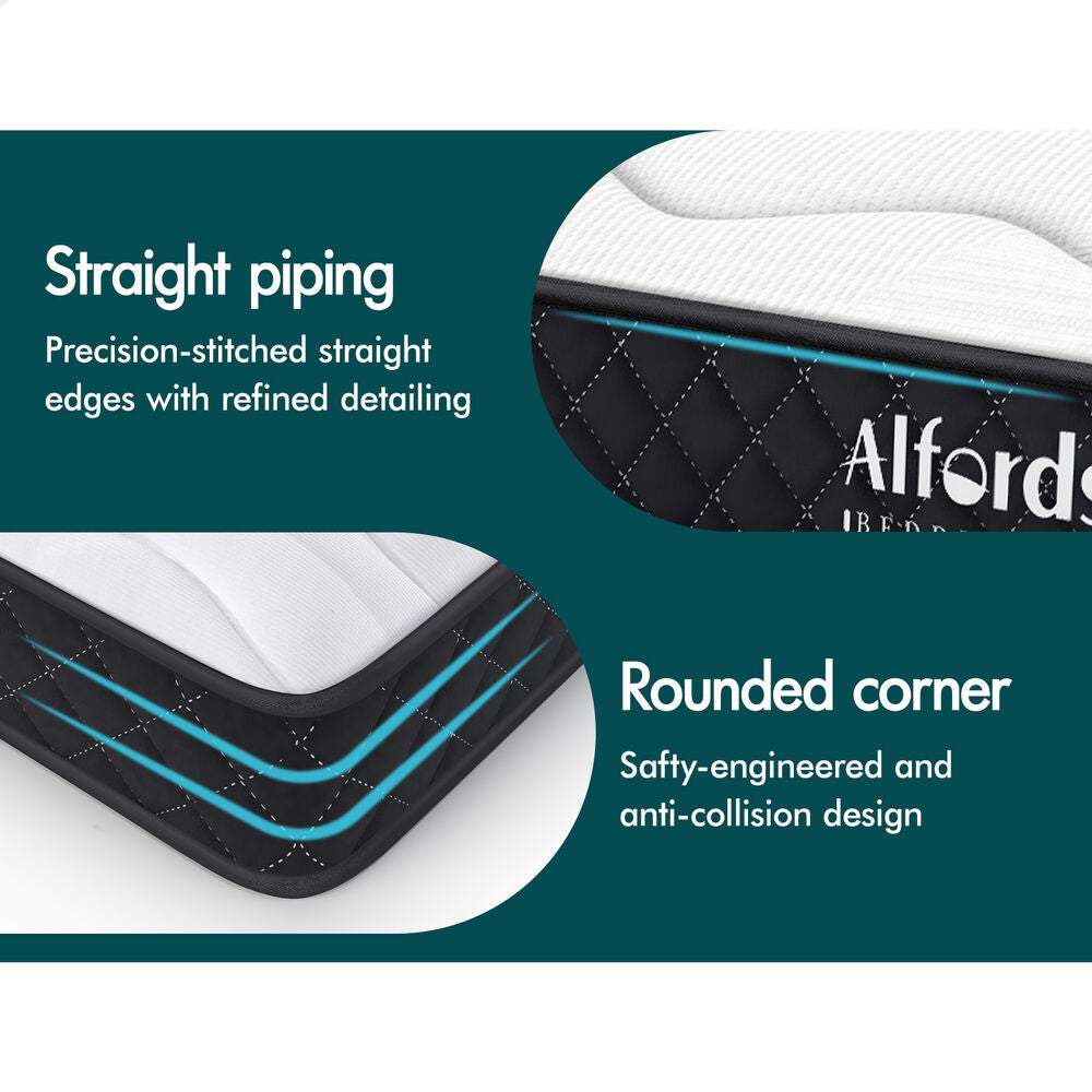 ALFORDSON Mattress 15CM Double Bed Tight Top Spring Foam Bedding Medium Firm