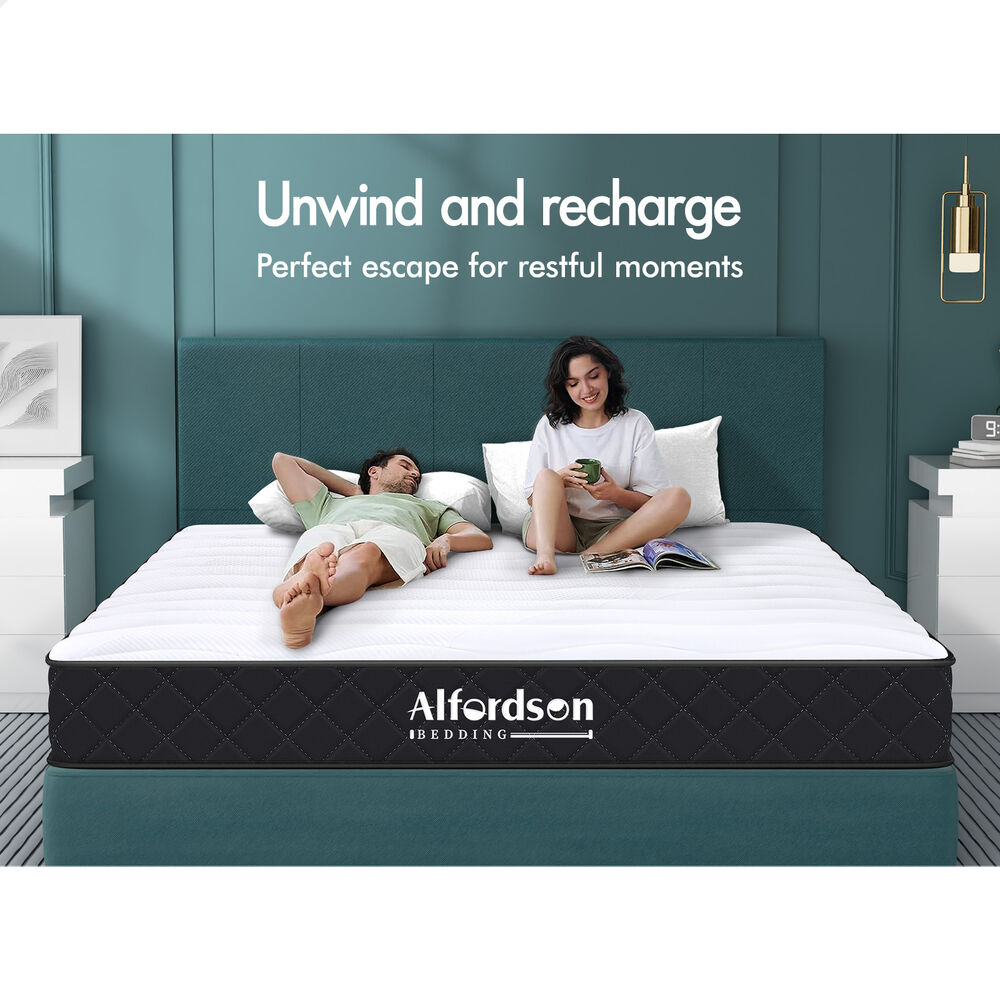 ALFORDSON Mattress 15CM Single Bed Tight Top Spring Foam Bedding Medium Firm