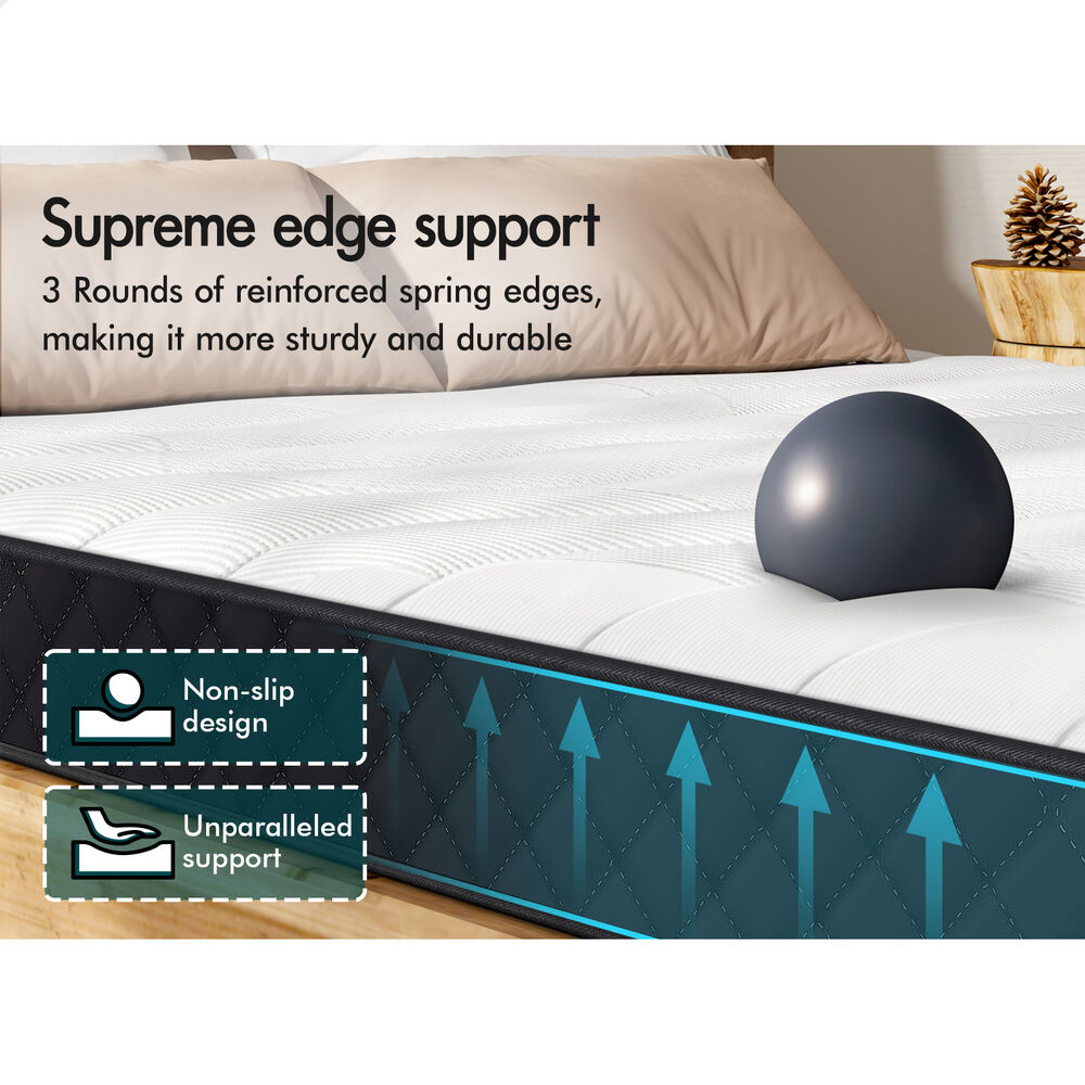 ALFORDSON Mattress 15CM Single Bed Tight Top Spring Foam Bedding Medium Firm