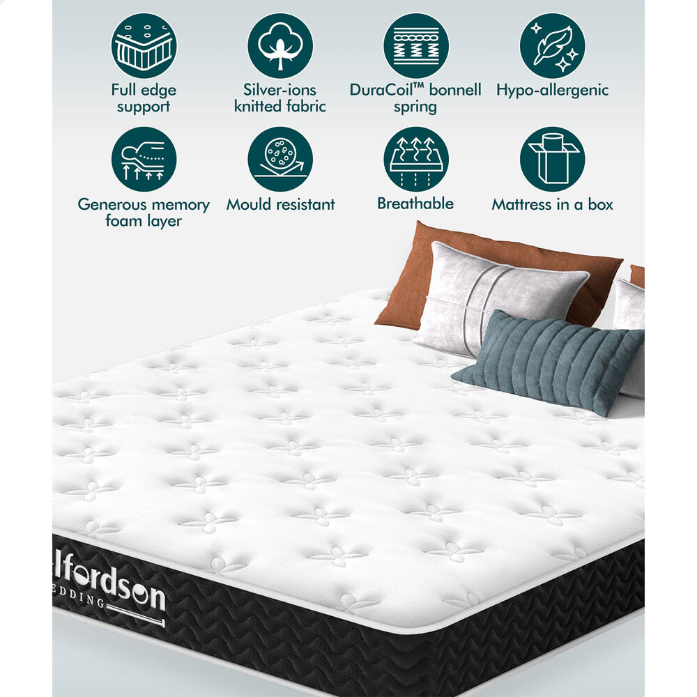 ALFORDSON Mattress 14cm Medium Firm - Queen