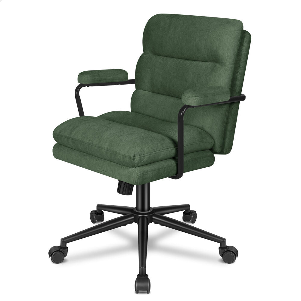 ALFORDSON Office Chair Ergonomic Executive Computer Work Seat Chenille Green