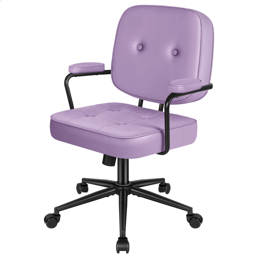 ALFORDSON Office Chair Ergonomic Executive Computer Work Seat PU Leather Purple