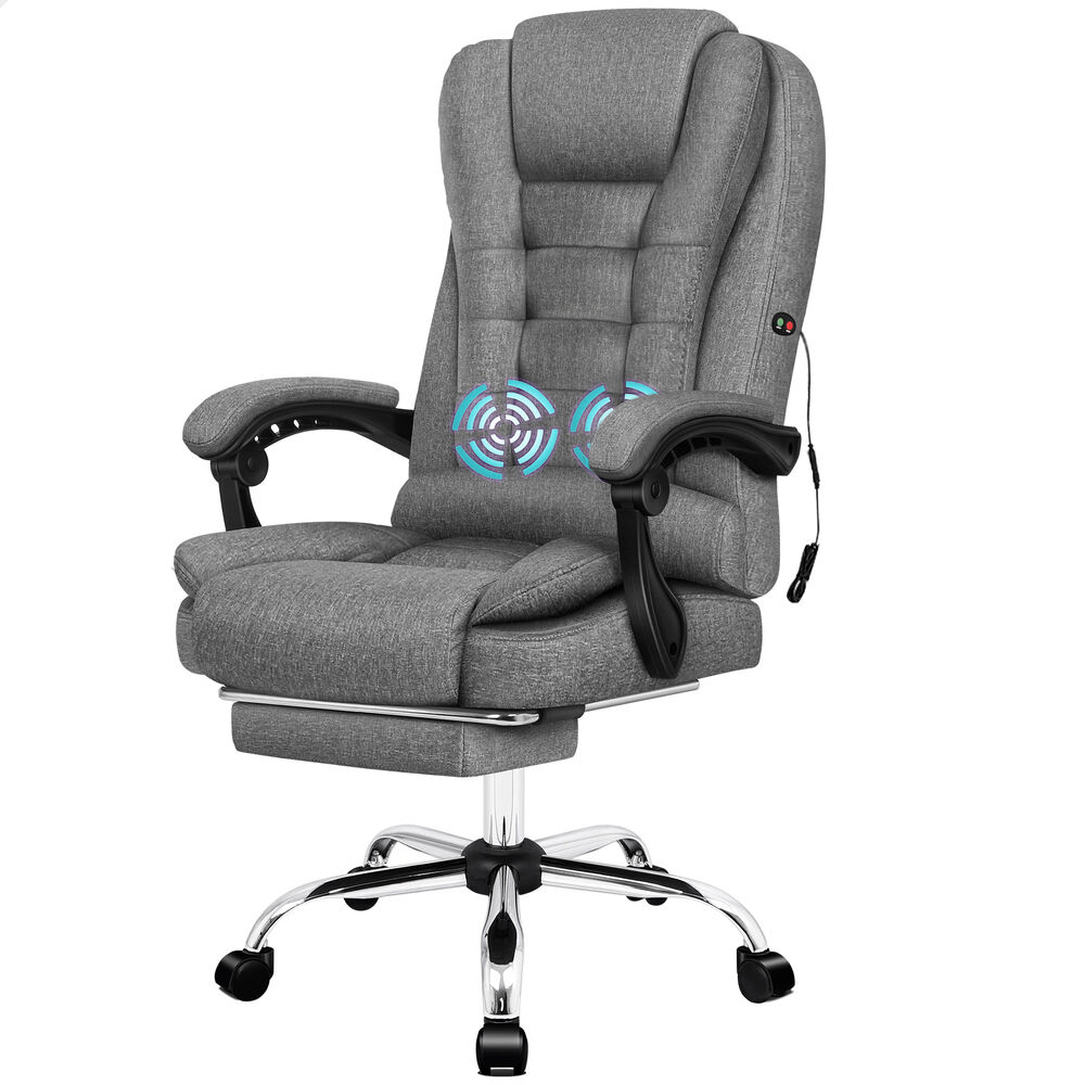 ALFORDSON Massage Office Chair Executive Seat Fabric Gaming Computer Racer