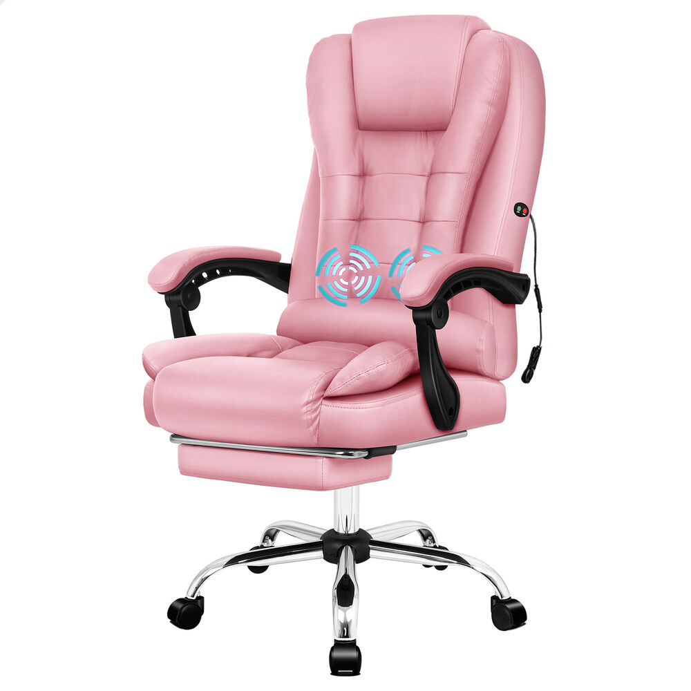 ALFORDSON Massage Office Chair Gaming Seat Executive Racing Leather Computer