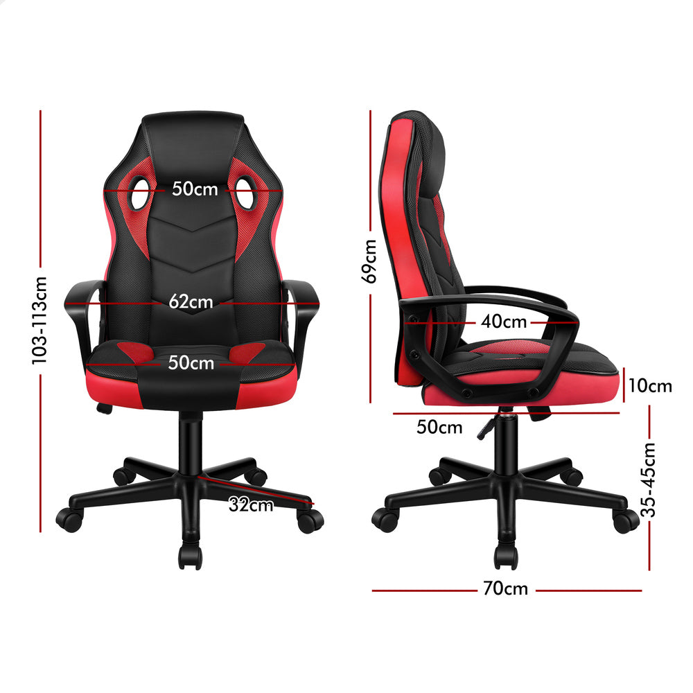 ALFORDSON Gaming Chair Office Executive Red