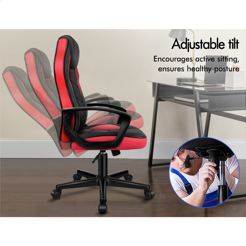 ALFORDSON Gaming Chair Office Executive Red