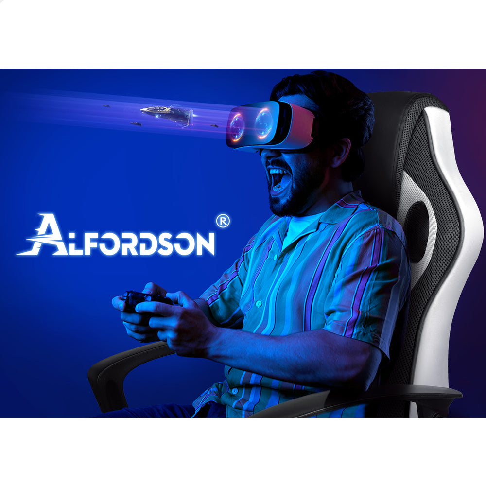 ALFORDSON Gaming Chair Office Executive White