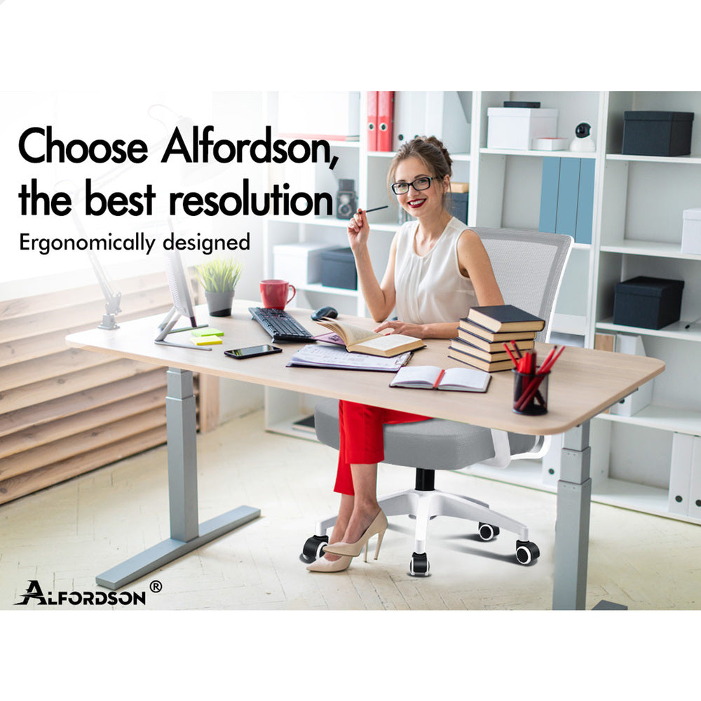 ALFORDSON Mesh Office Chair Executive Computer Gaming Racing Study Work Seat