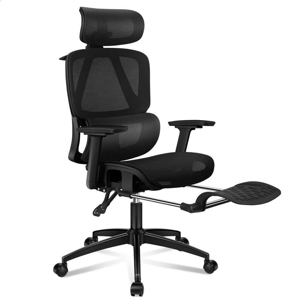 ALFORDSON Ergonomic Office Chair Mesh Seat Desk Computer Gaming All Black